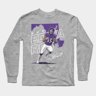 Gus Edwards Baltimore Player Map Long Sleeve T-Shirt